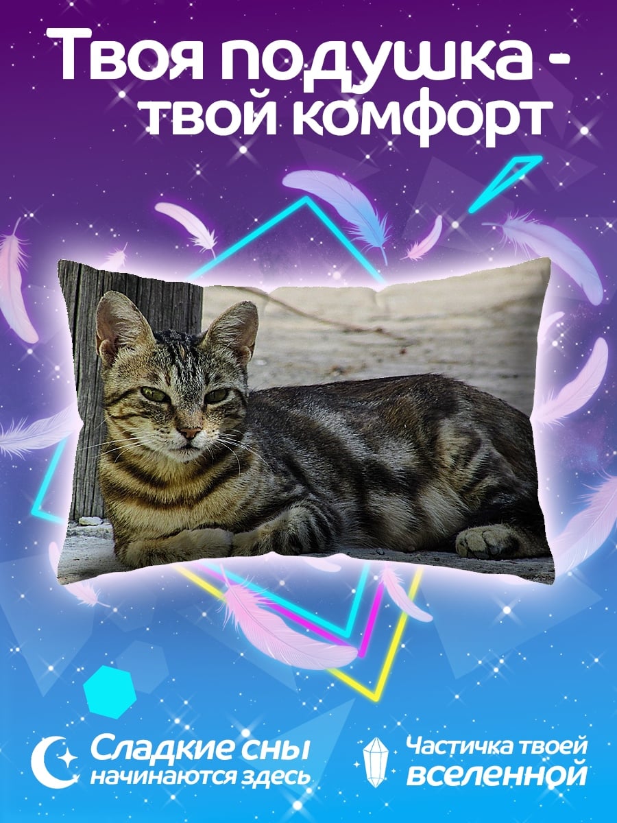 Подушка Лежащий кот
