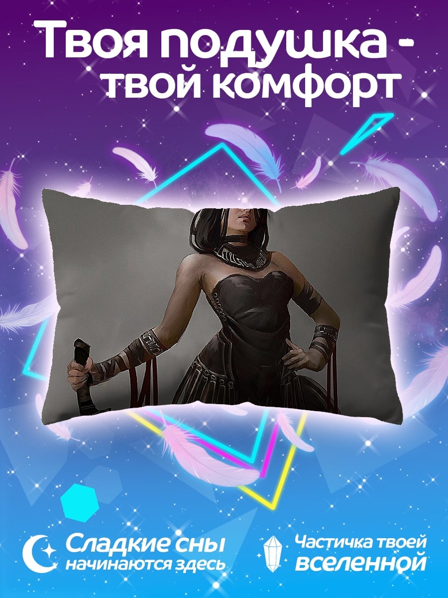Подушка воительница с мечом