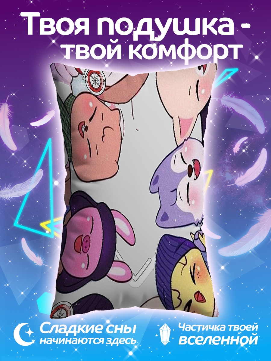 Подушка Милые аниме мордочки