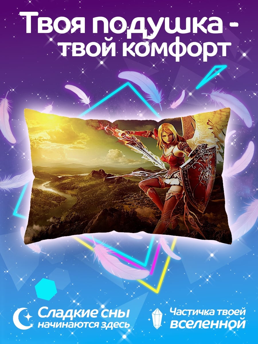 Подушка ангел воин
