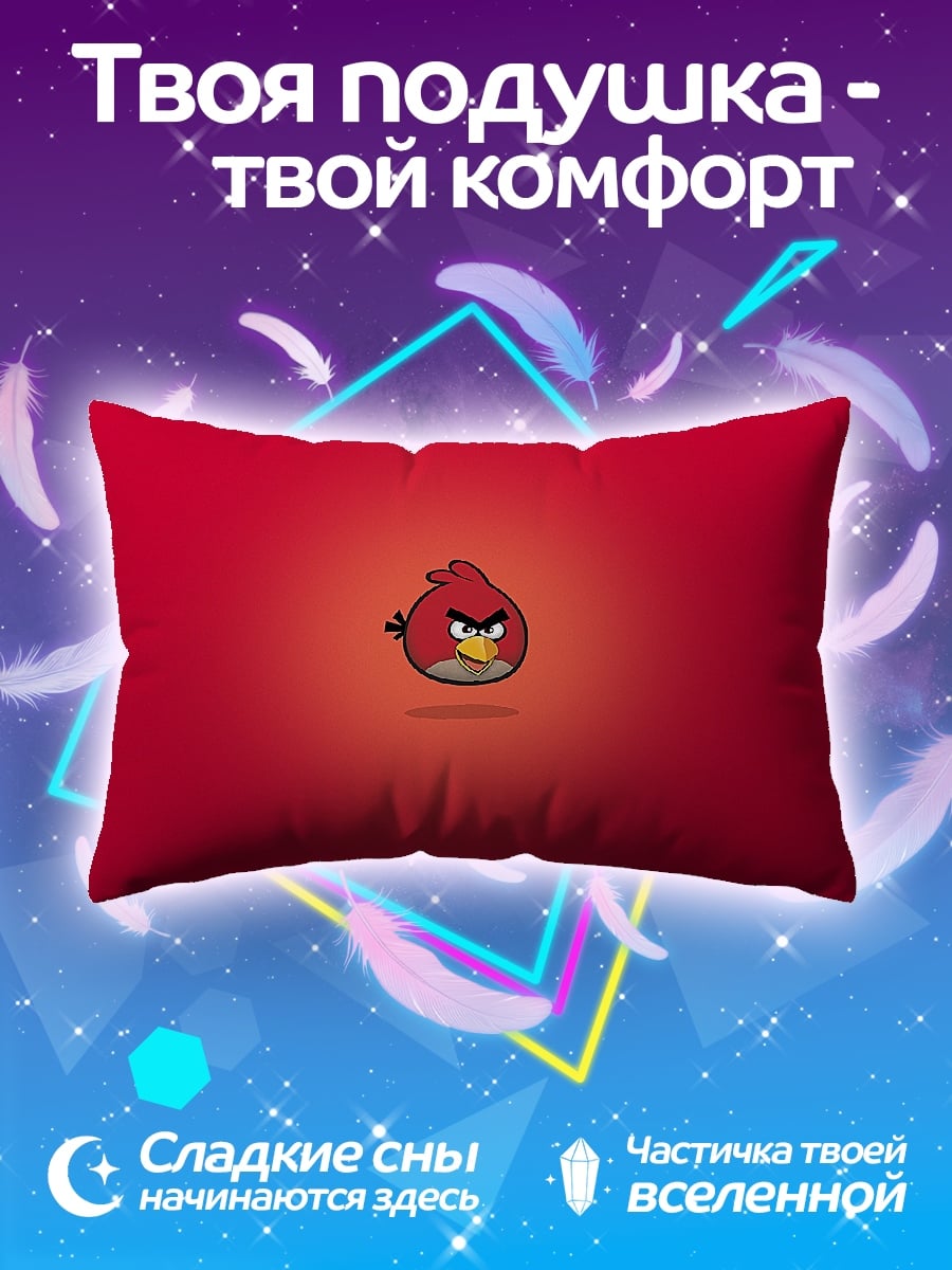 Подушка Злая птица