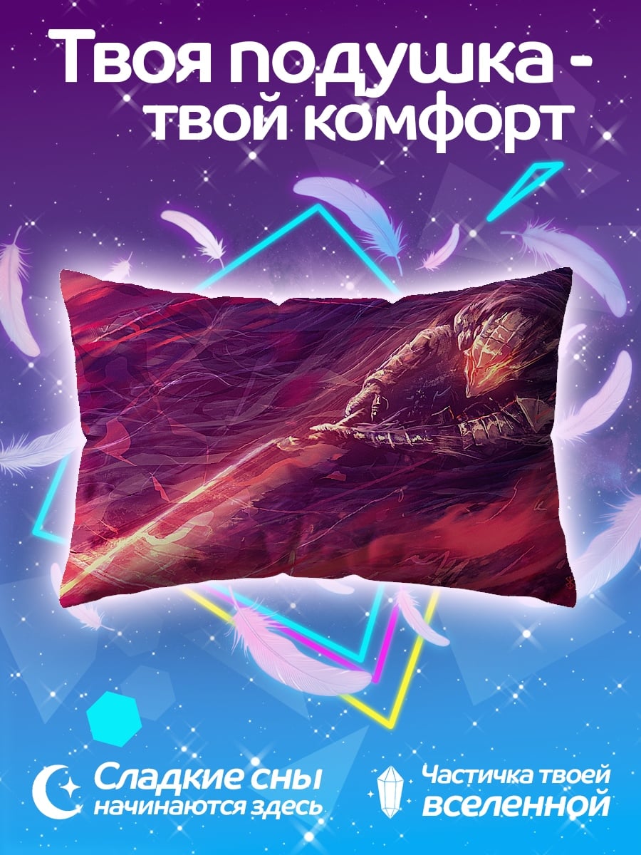 Подушка Киберпанк воин