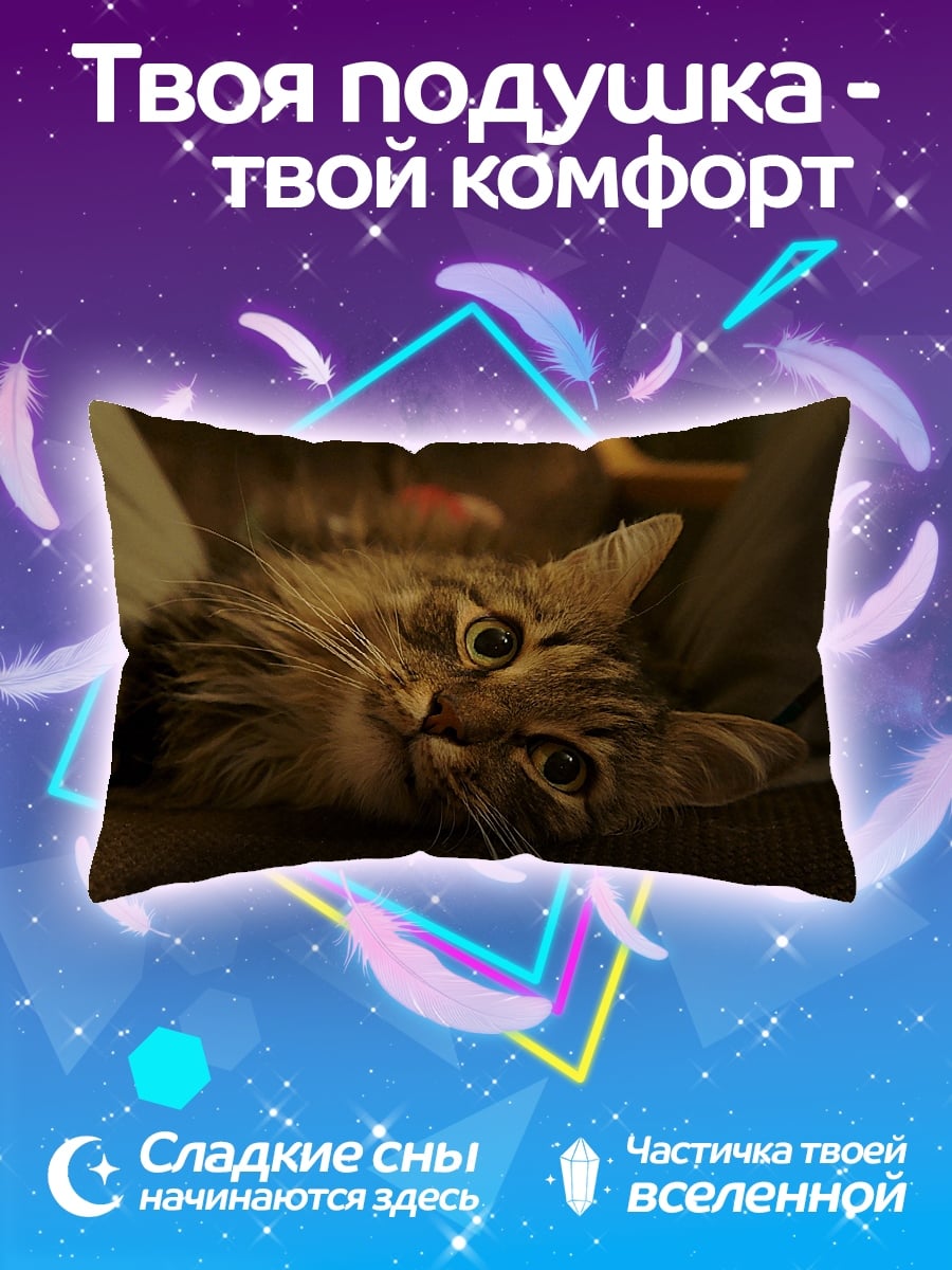Подушка Лежащий кот