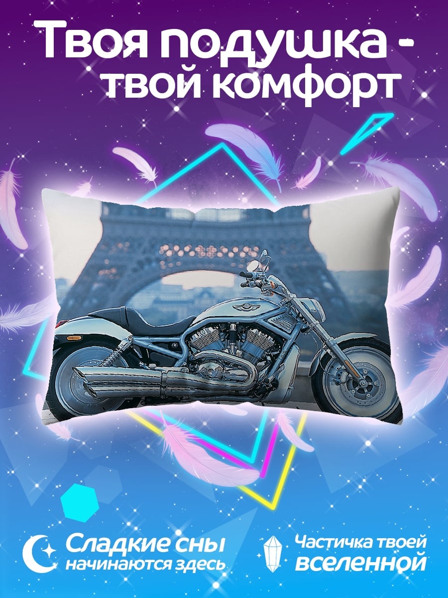 Подушка Мотоцикл у Эйфелевой башни