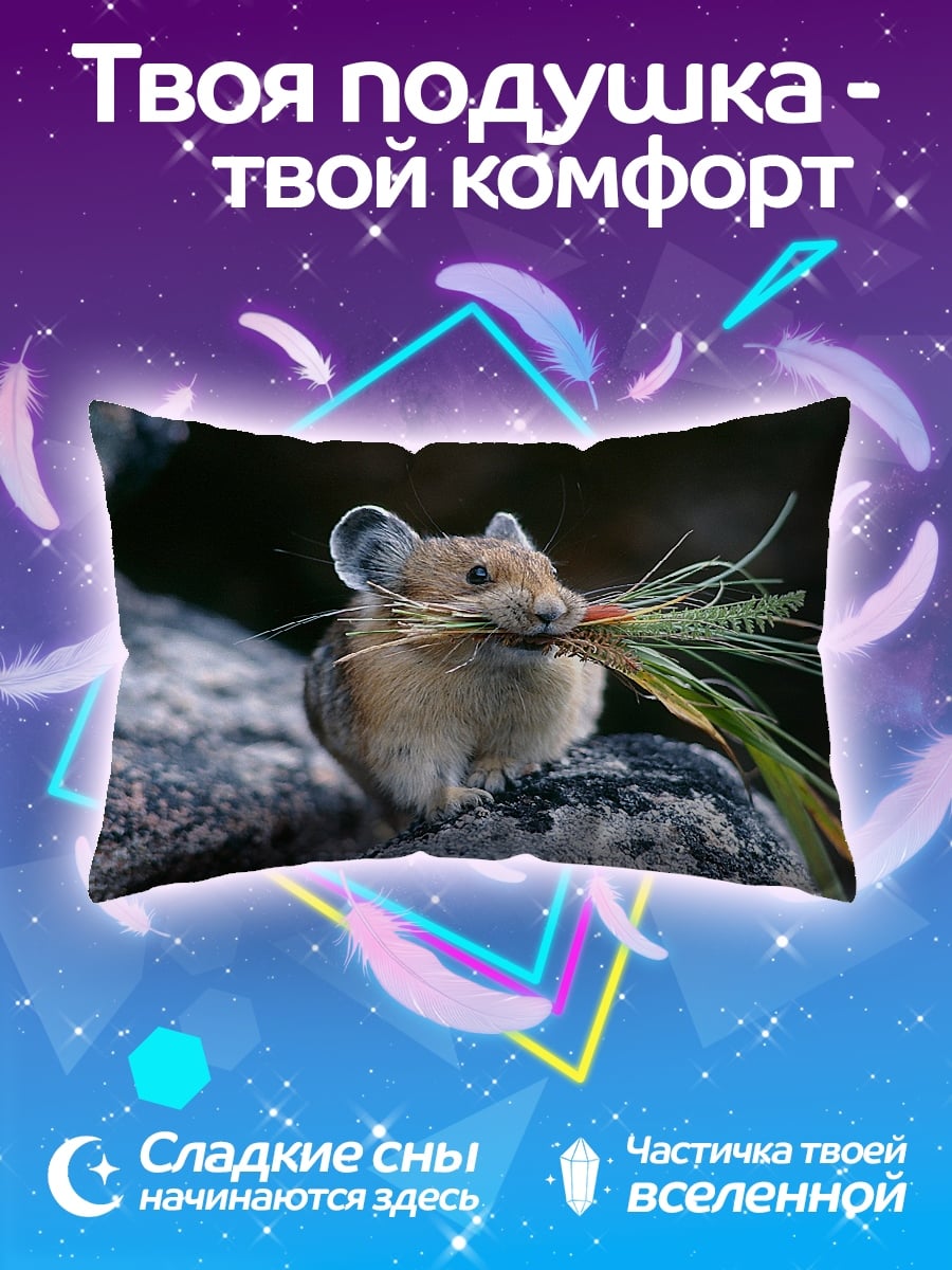 Подушка Пика с травой