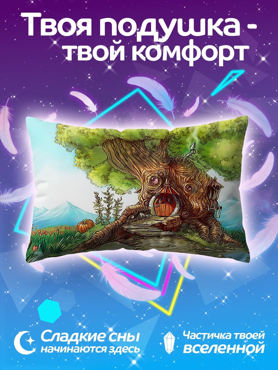 Подушка Дом в дереве