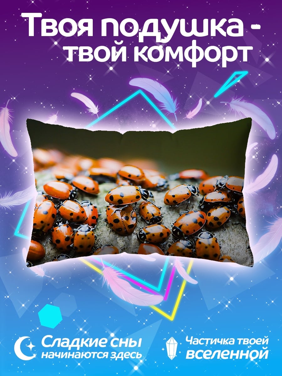 Подушка Божьи коровки