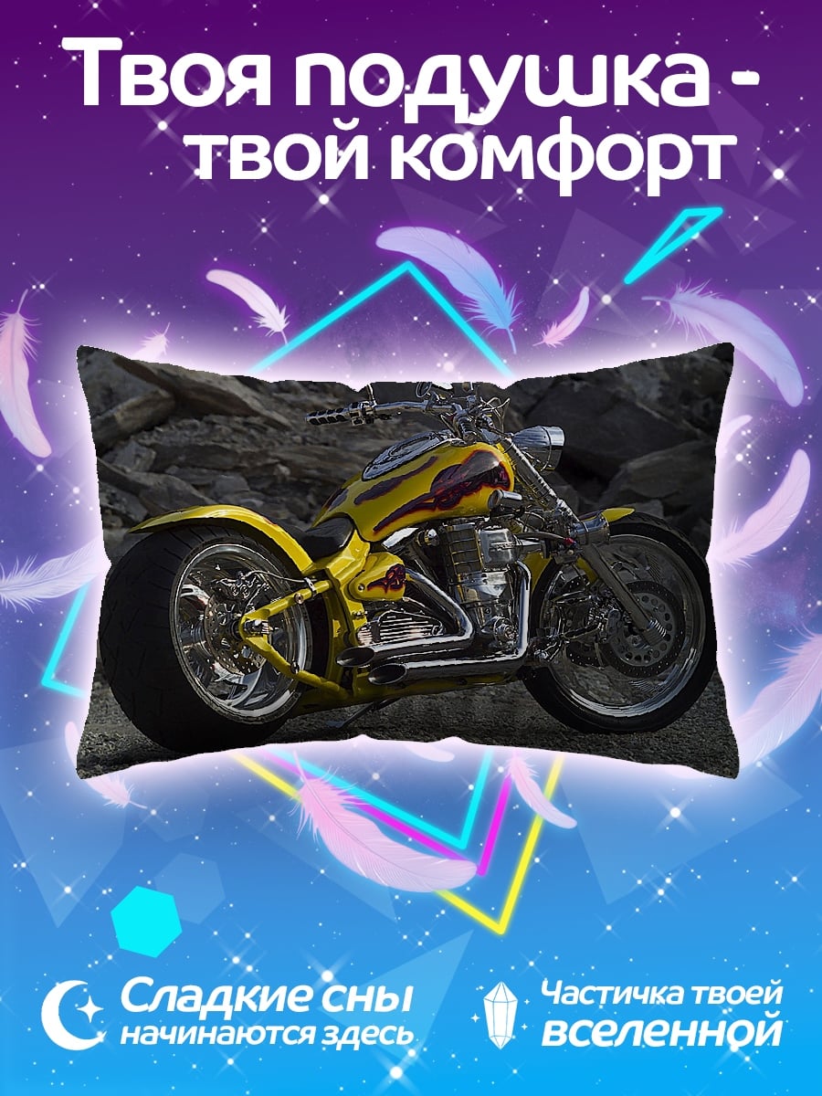 Подушка Чоппер с огнём