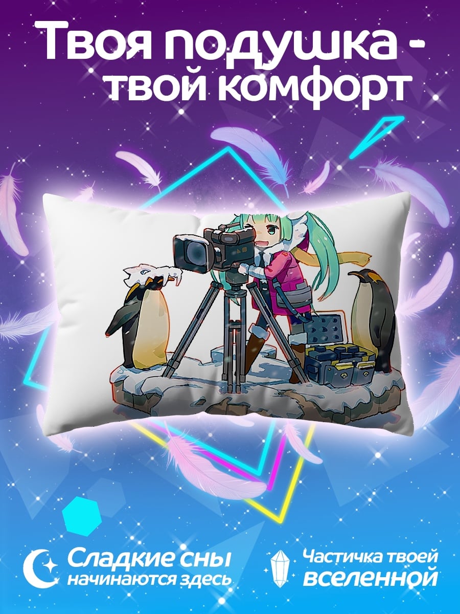 Подушка Аниме девушка с камерой