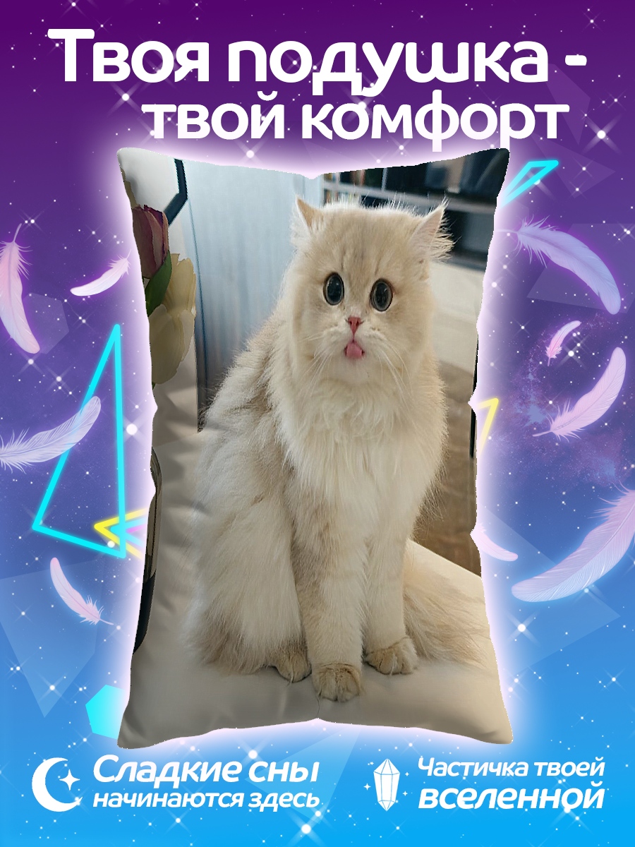 Подушка Пушистый кот