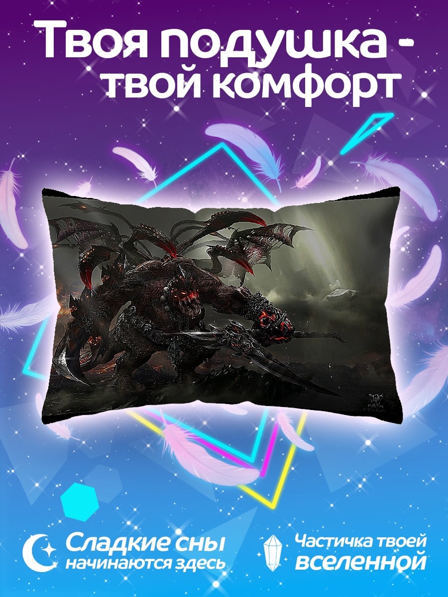 Подушка Демонический воин в броне