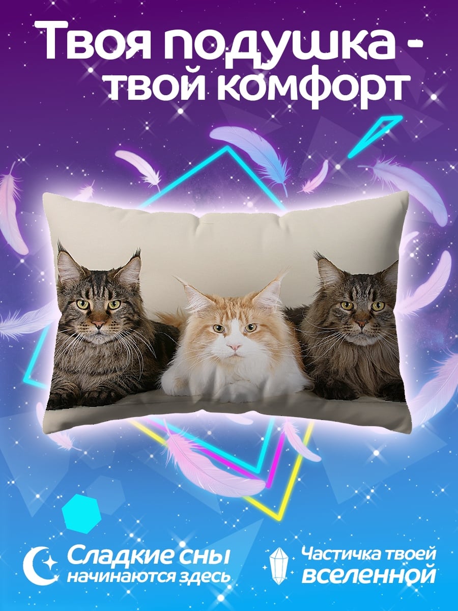 Подушка Три мейн-куна