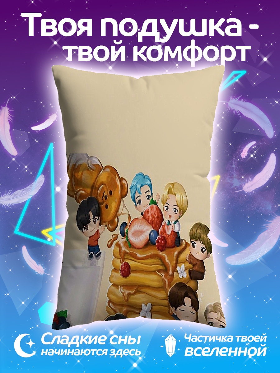 Подушка BTS на блинах