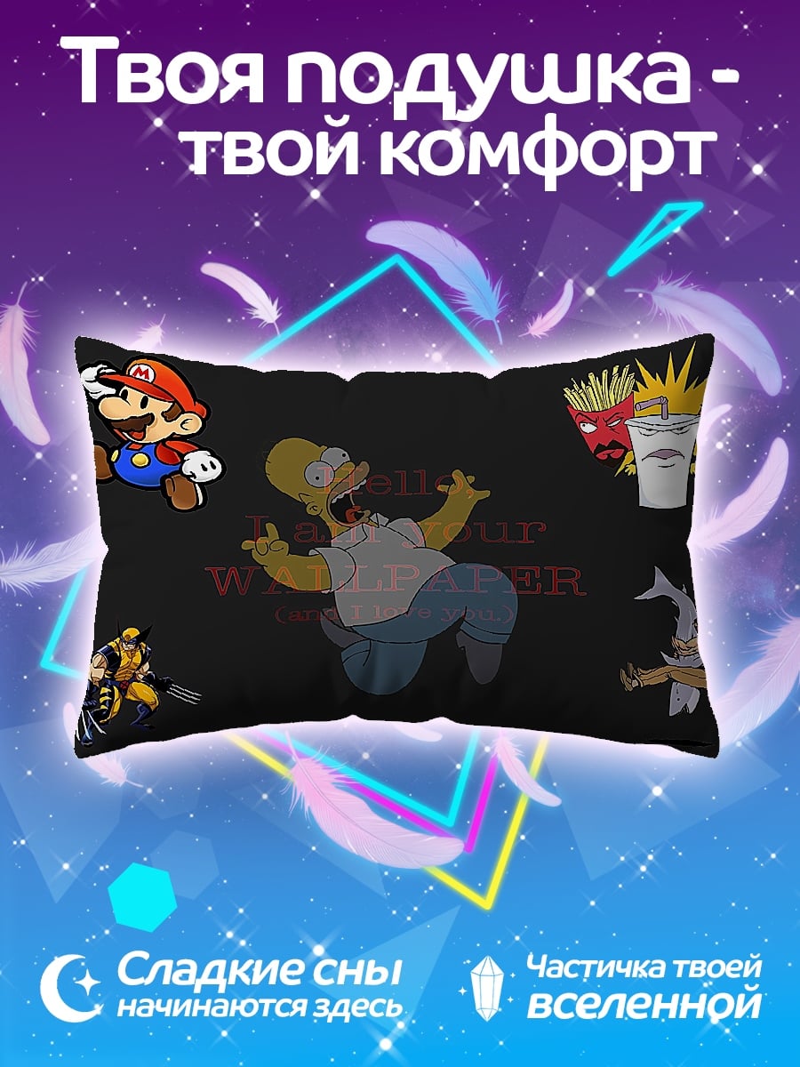 Подушка Мультяшные герои