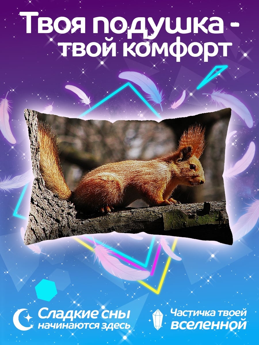 Подушка Рыжая белка