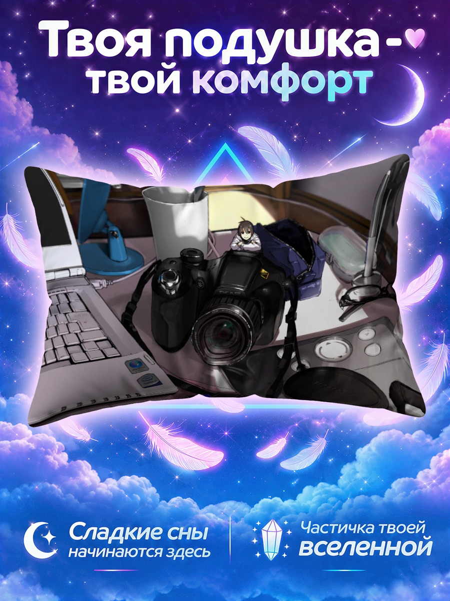 Подушка Рабочий стол фотографа