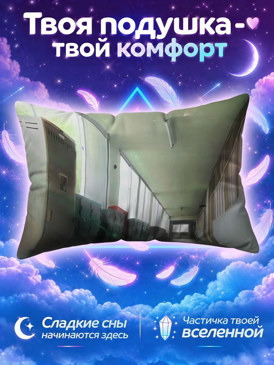 Подушка Школьный коридор