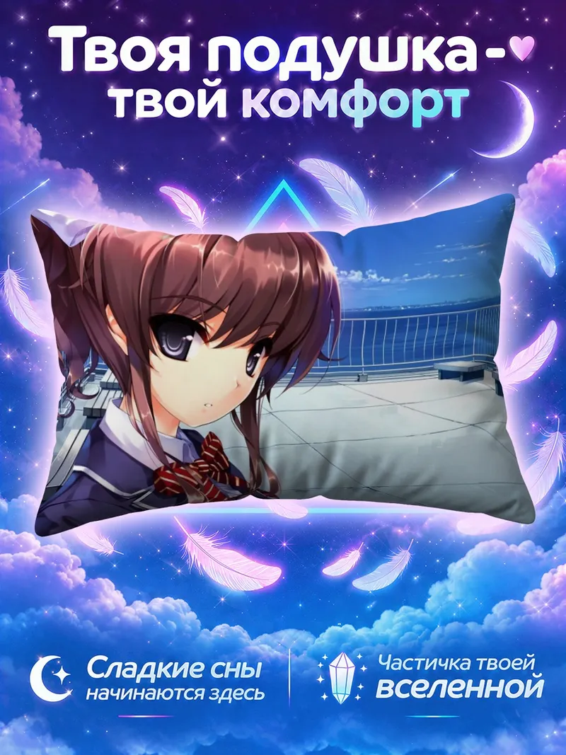 Подушка Нагиса Ханамия на крыше
