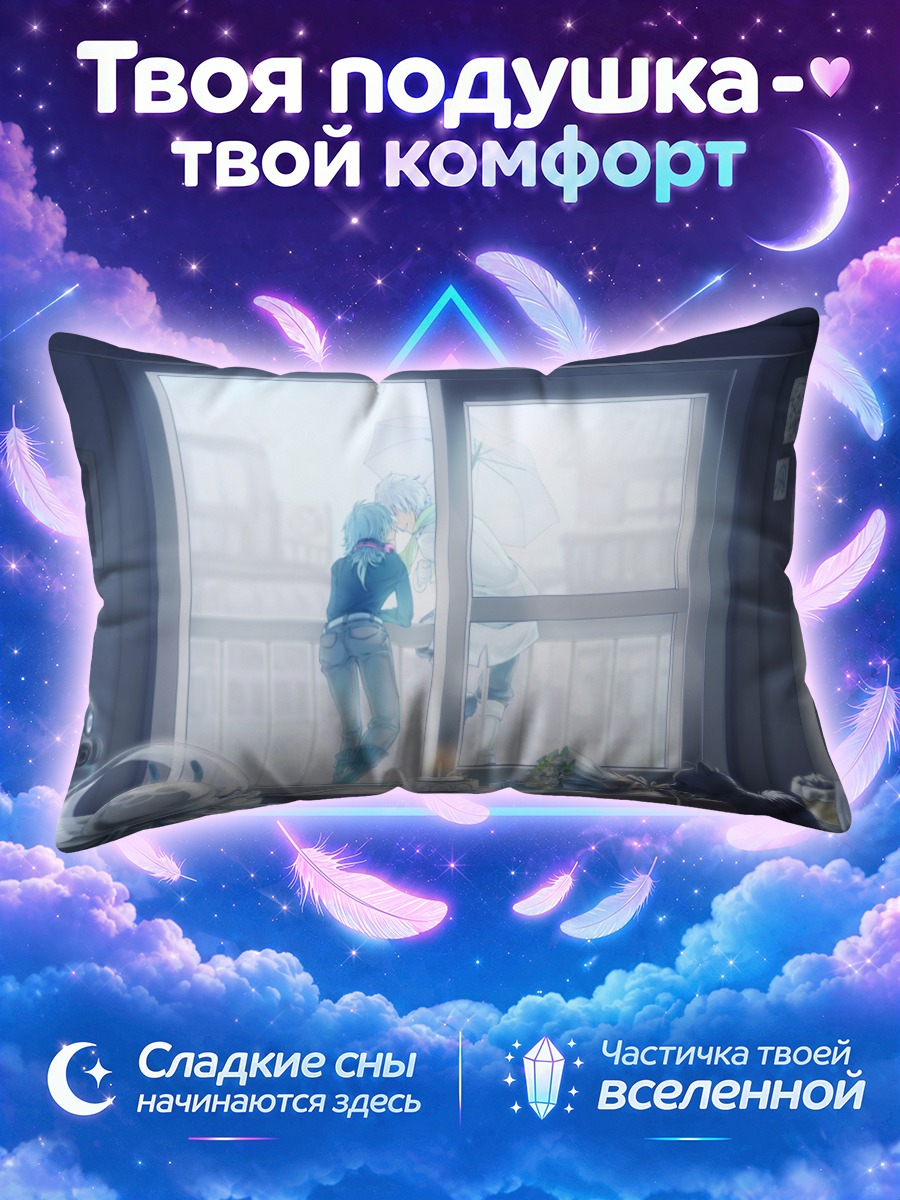 Подушка Рен в окне