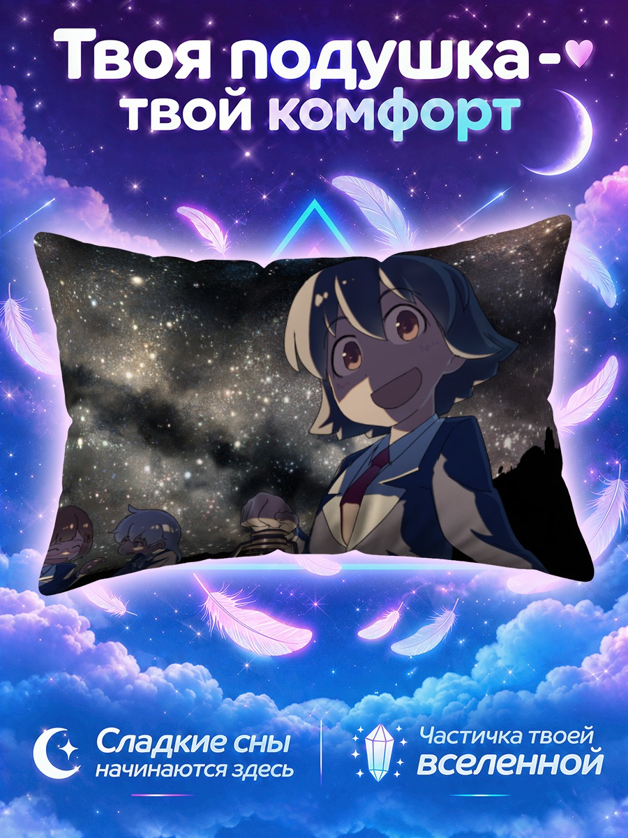 Подушка Звездное небо и мельница