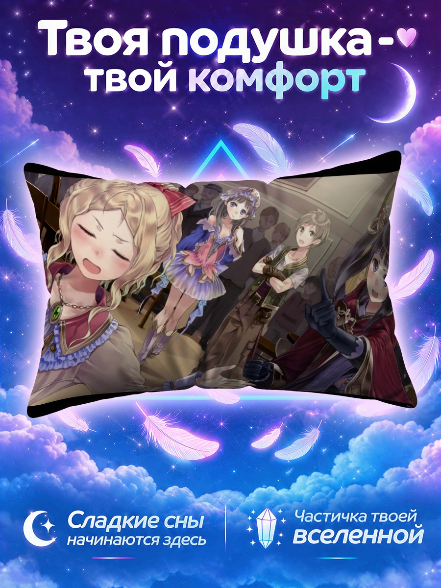 Подушка Ророна и Тотори среди гостей