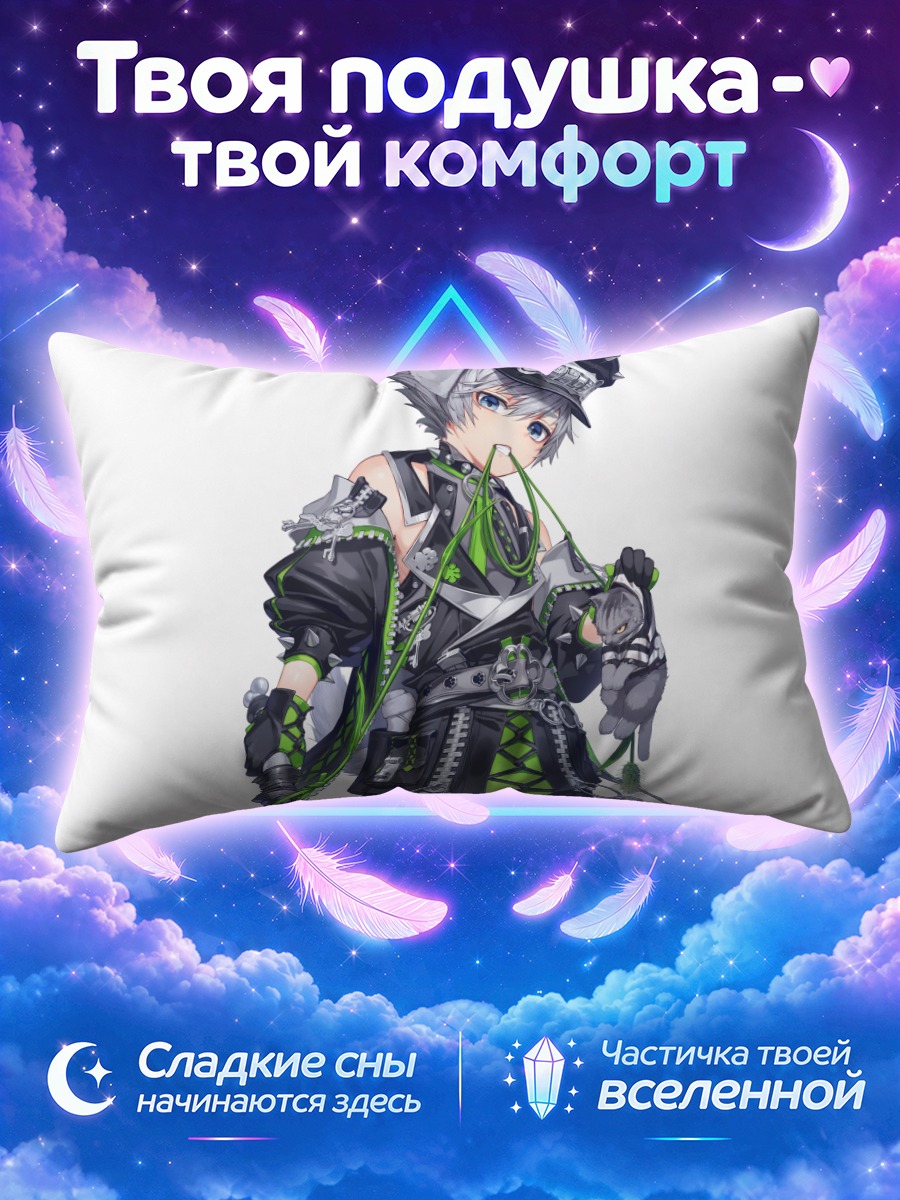 Подушка Кот-воин в шляпе