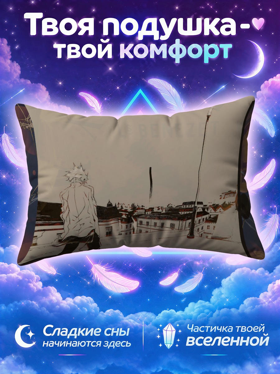 Подушка Хайн Раммштайн на крыше