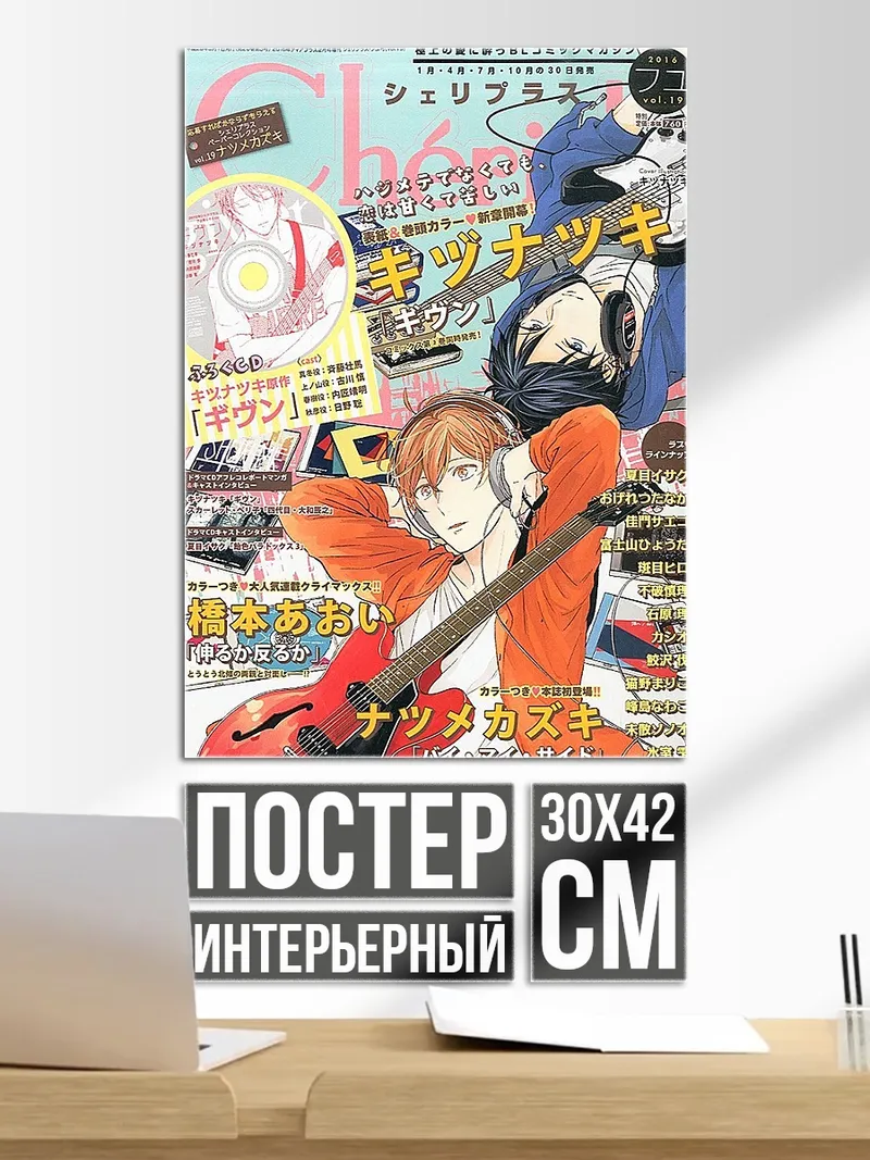 Постер Гитарный рок дуэт