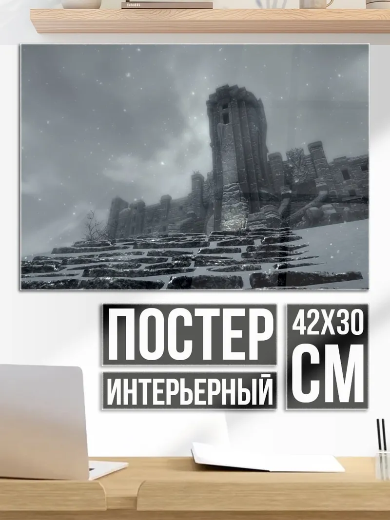 Постер Заснеженная крепость