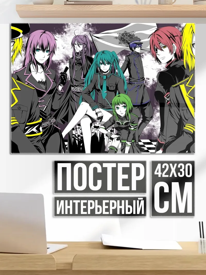 Постер Группа аниме персонажей