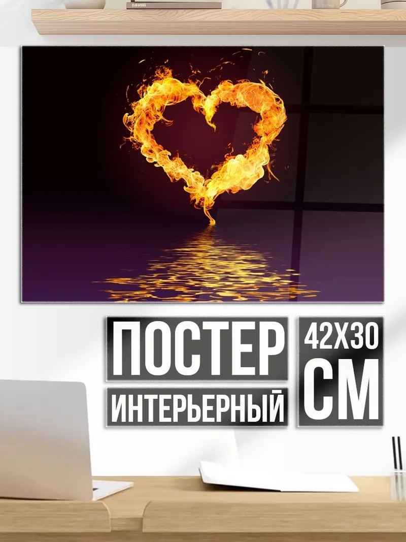 Постер Сердце в огне