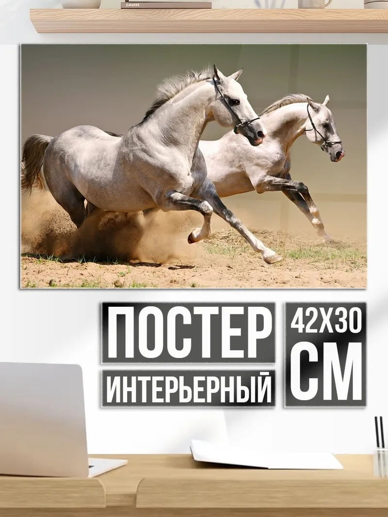 Постер Бегущие кони