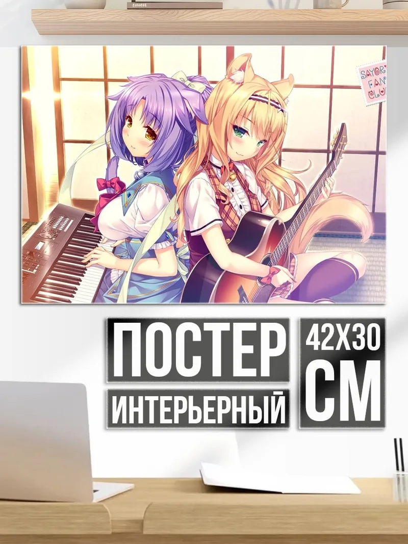 Постер Девушки музыканты