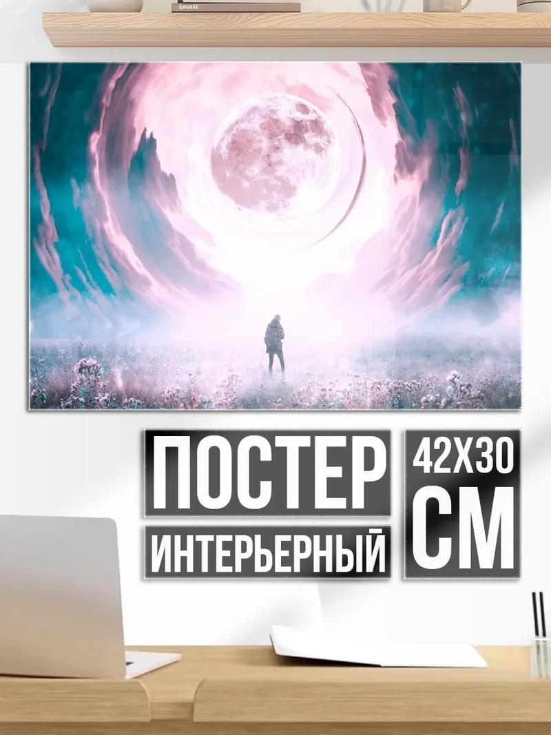 Постер Человек в портале