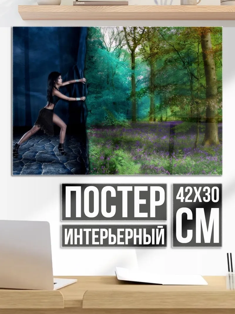 Постер Девушка между мирами