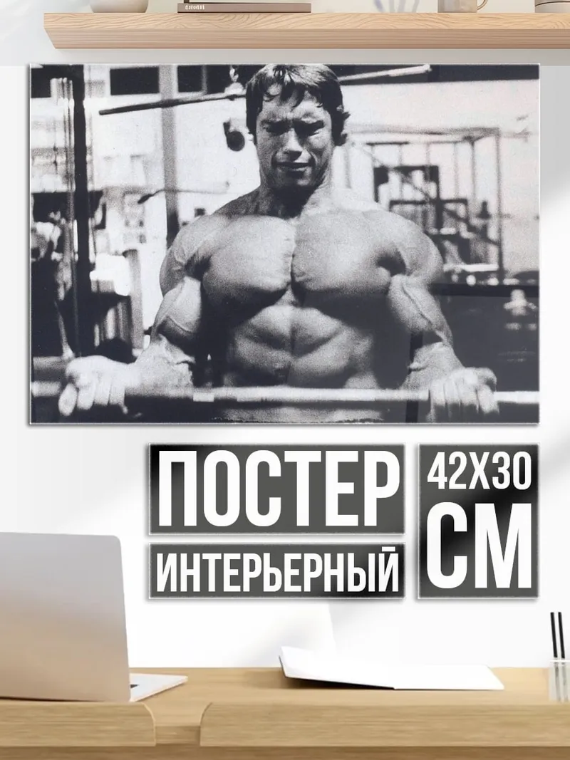 Постер Арнольд Шварценеггер в зале
