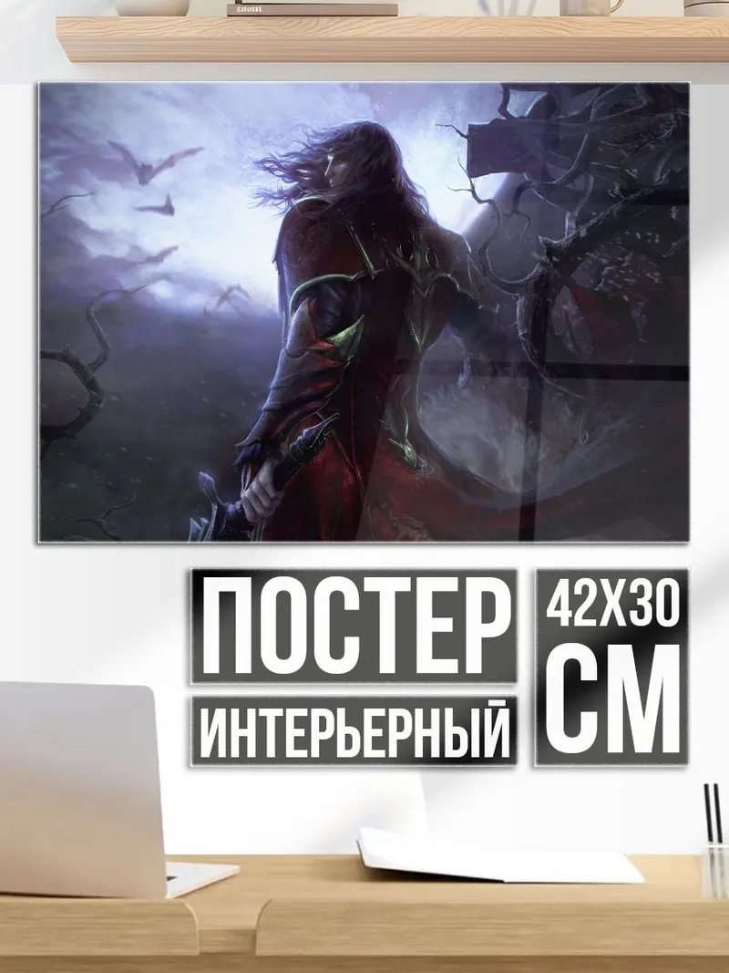 Постер Воин в плаще