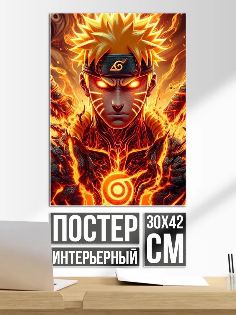 Постер Наруто режим отшельника