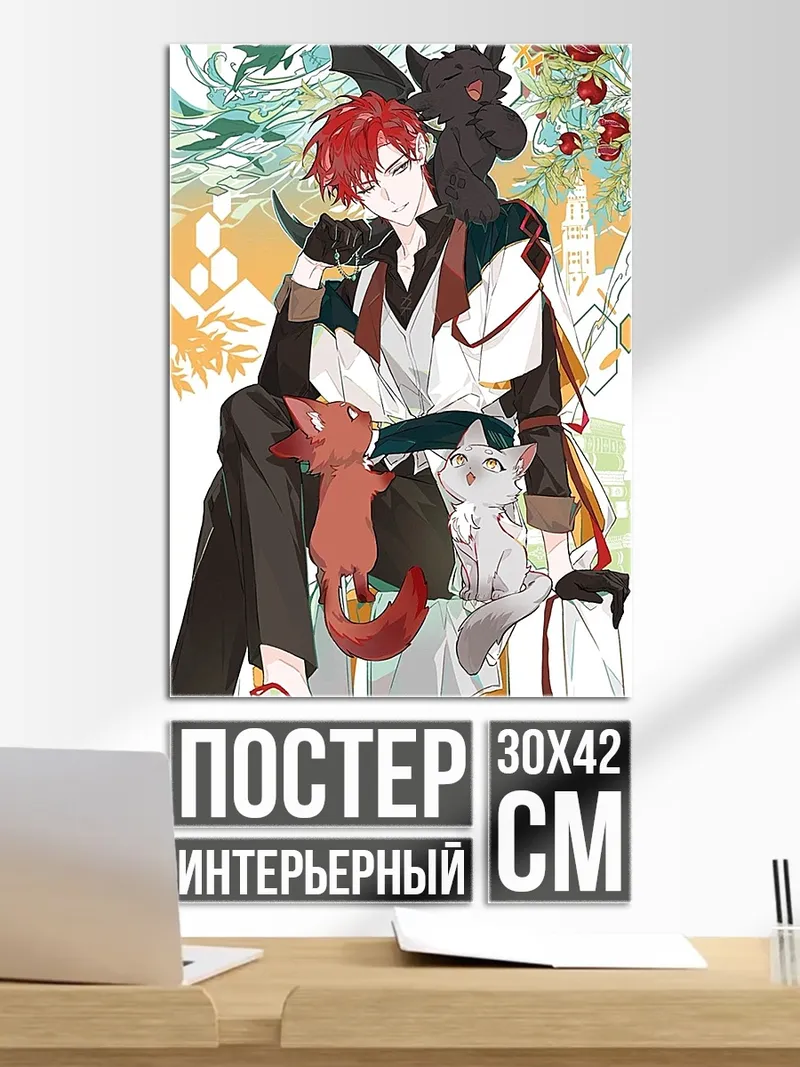 Постер Парень и дракон