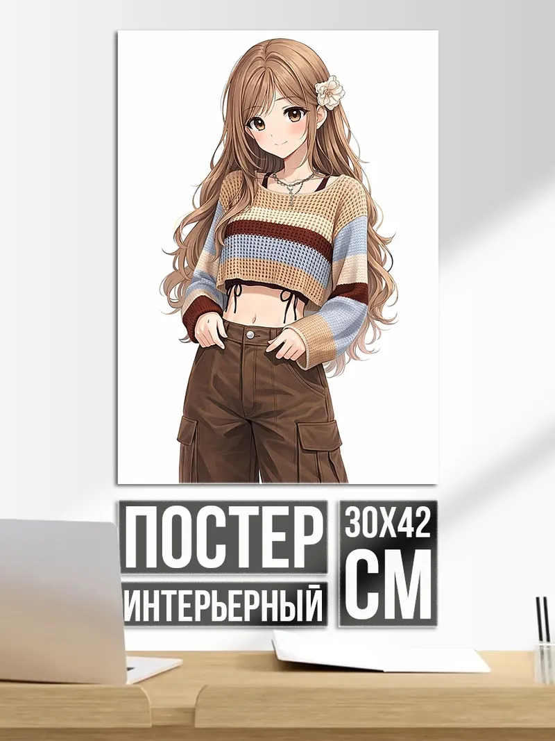 Постер Девушка в свитере