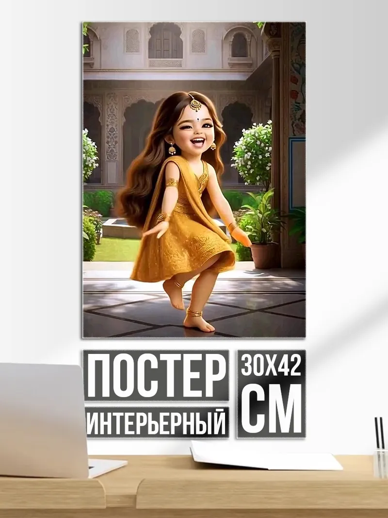 Постер Танцующая девочка
