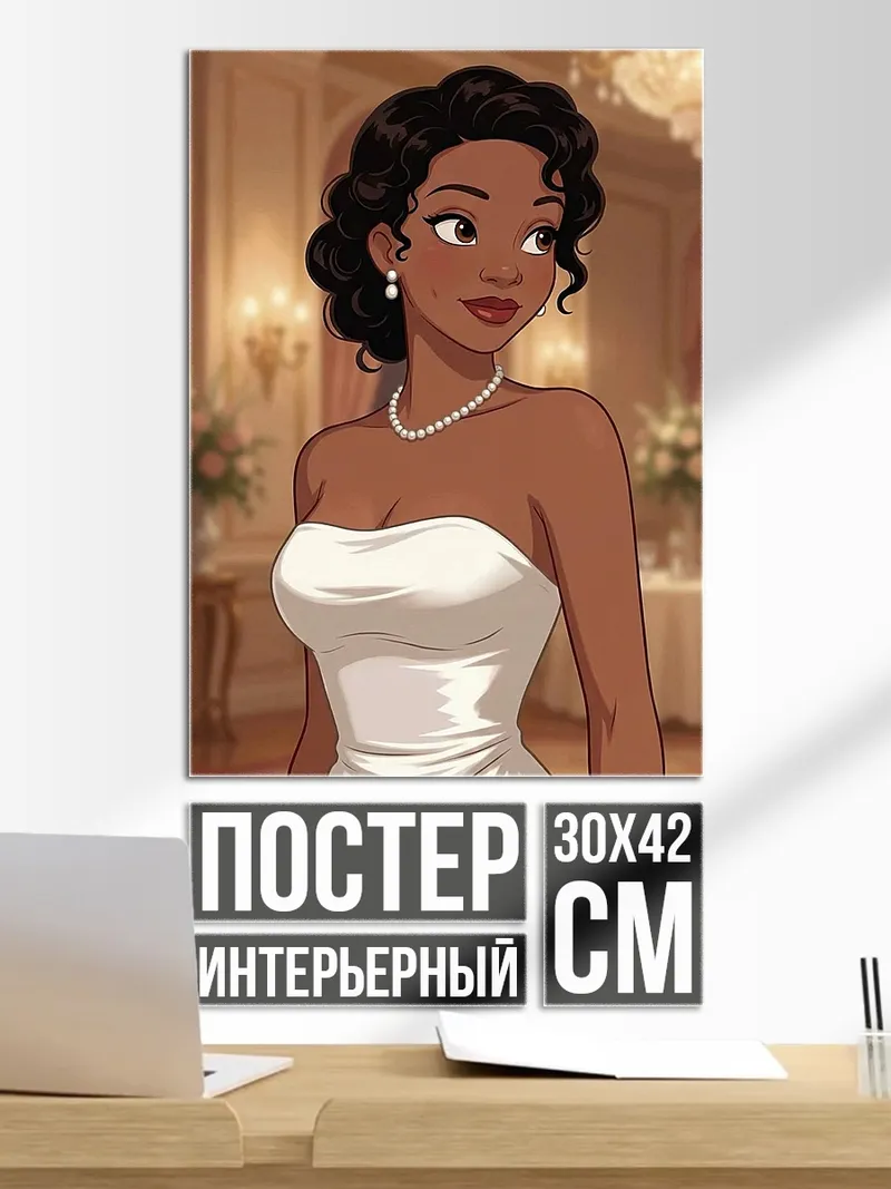 Постер Девушка в белом