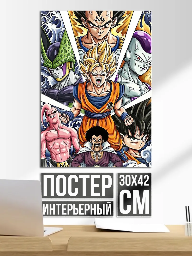 Постер Герои Dragon Ball