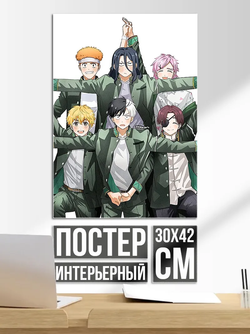 Постер Группа парней