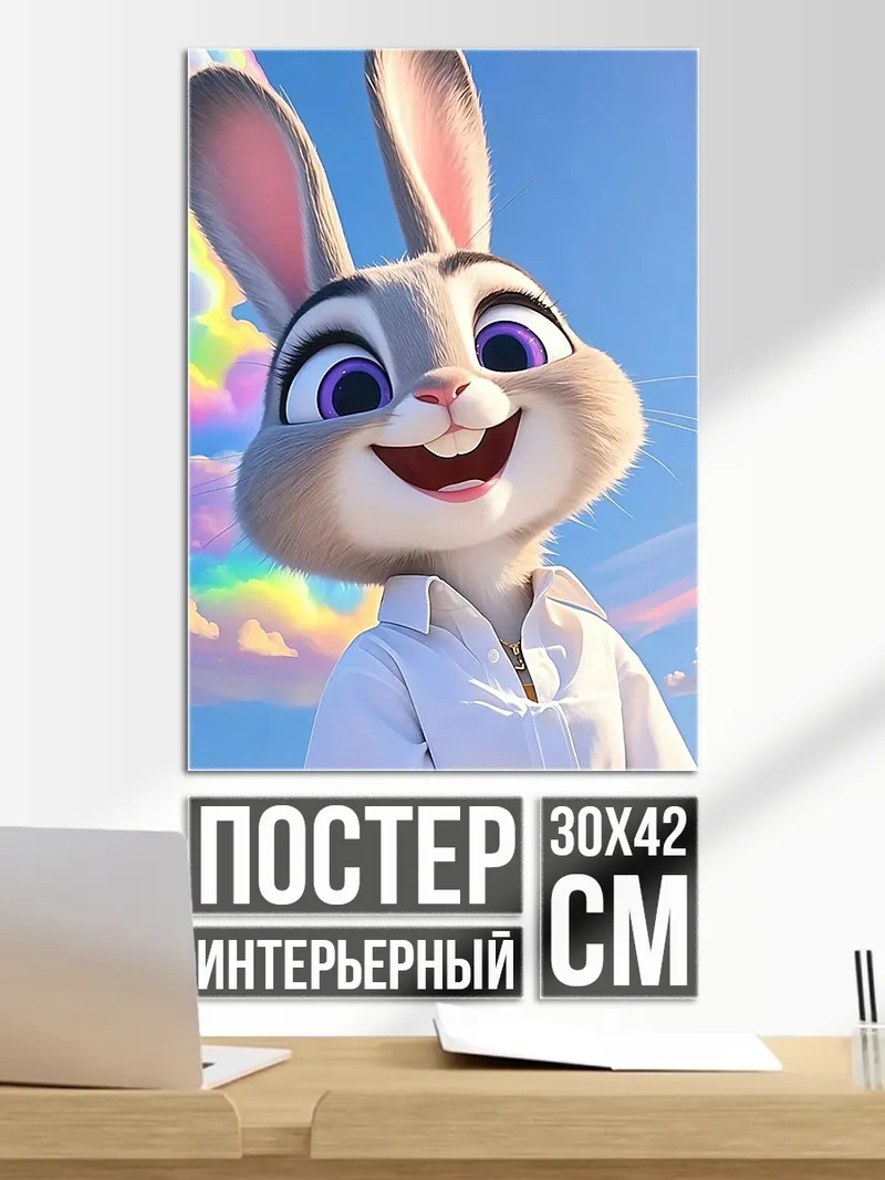 Постер Кролик Джуди Хопс