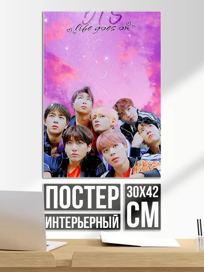 Постер BTS группа
