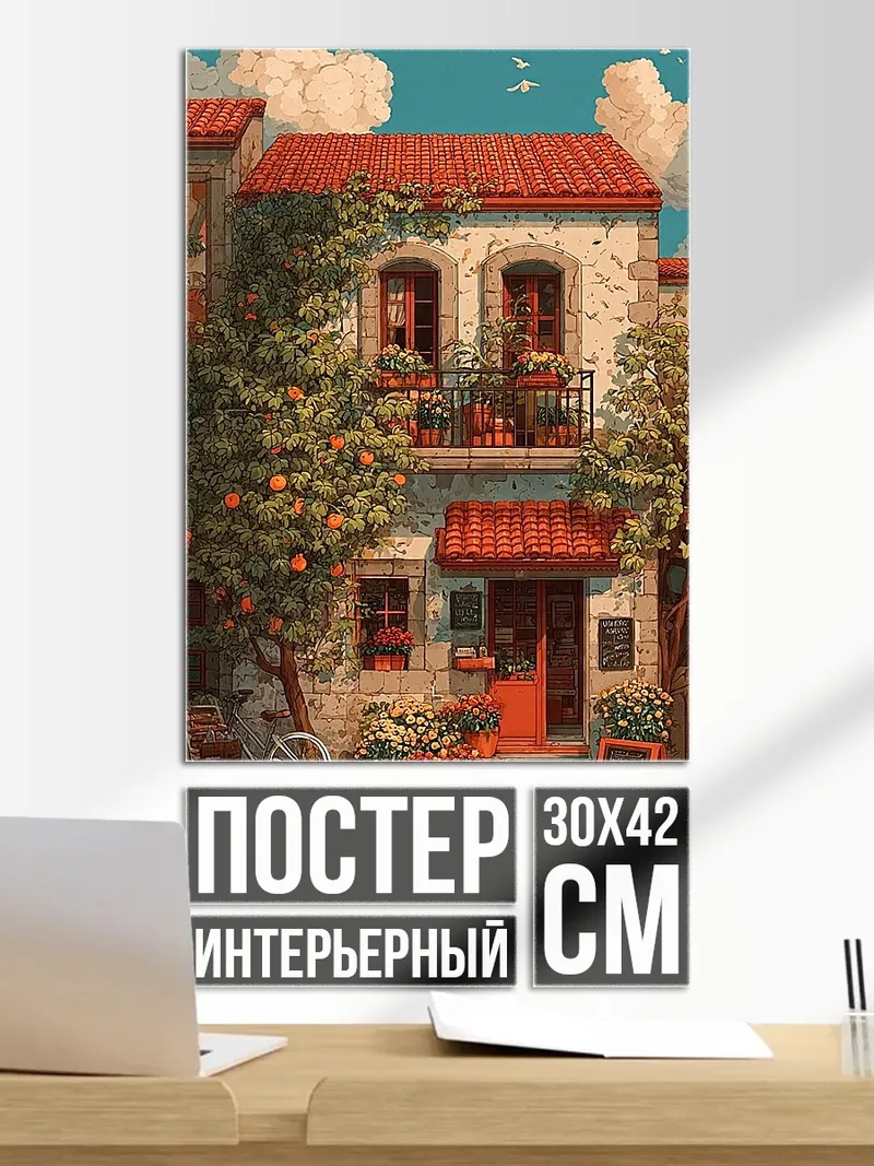 Постер Уютный домик