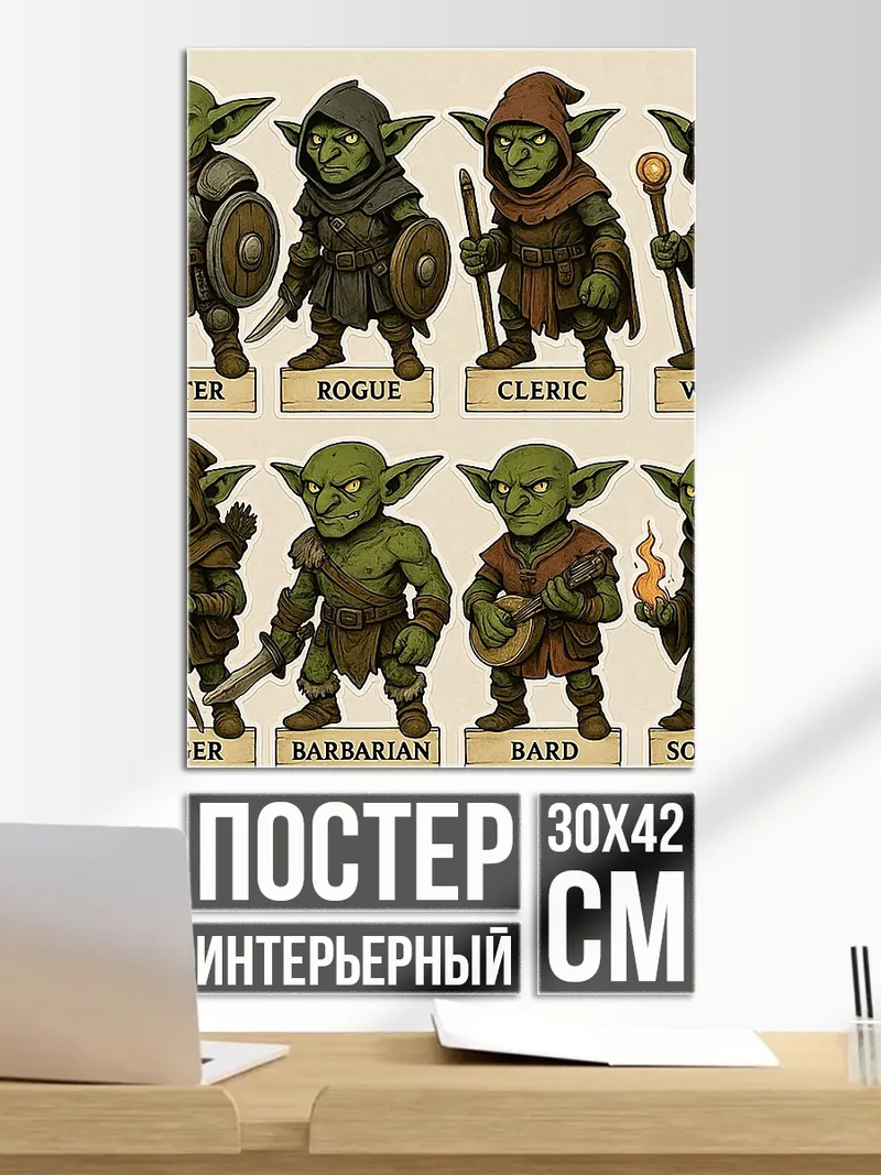 Постер Армия гоблинов классов