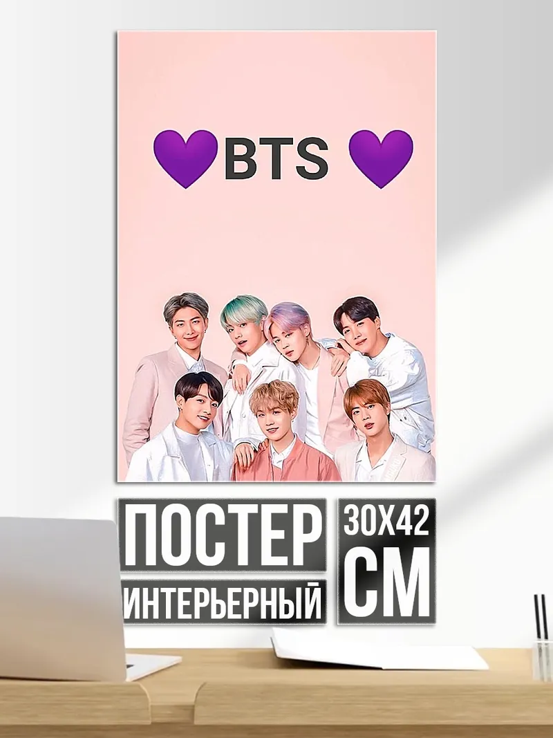 Постер BTS группа