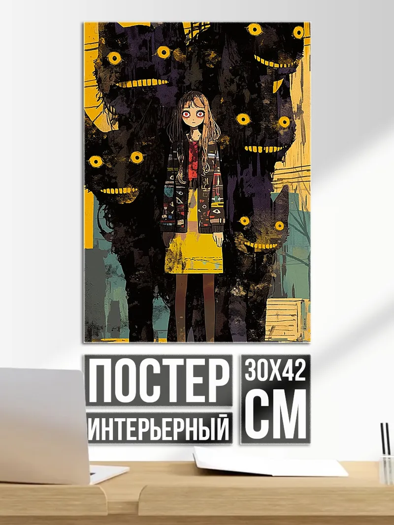 Постер Девочка среди демонов